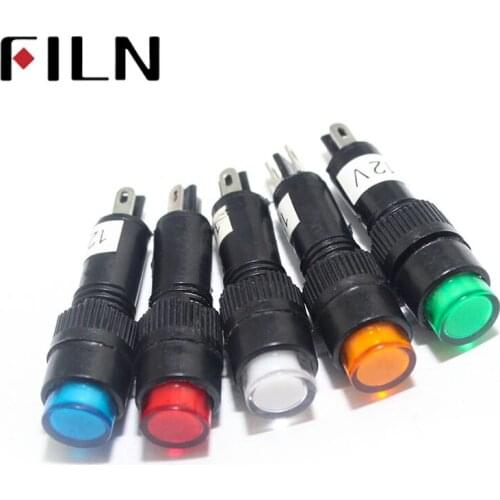 Indicator lamp led signal led lamp 8mm hole electrical indicator 12 volt led indicator light for effects