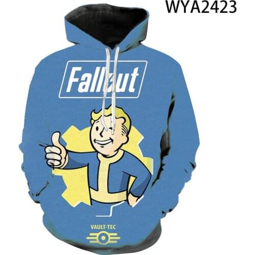 Vault Tec Gaming Video Game Fallout 76 2 3 4 Hoodies Men Women Children Casual Fashion Sweatshirts Vault-Tec Boy Girl Kids New