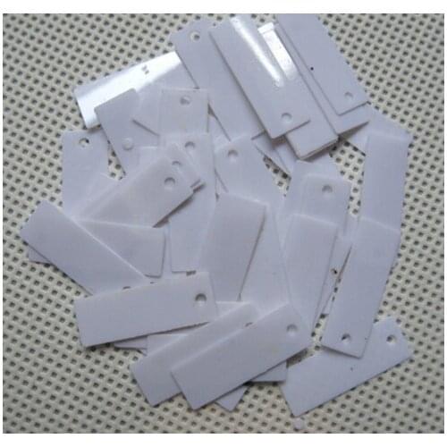 Sewing supplies sequins DIY PVC solid bead piece 6x19mm rectangular slice ceramic dispersive sequins