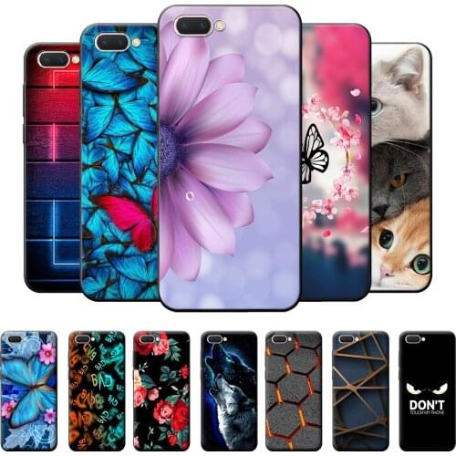 For OPPO A3S Case Silicone Back Cover OPPO A3S Soft Phone Case For OPPO A3S Flowers TPU Case For OPPO A3S A3 S A 3S 6.2" Bumper