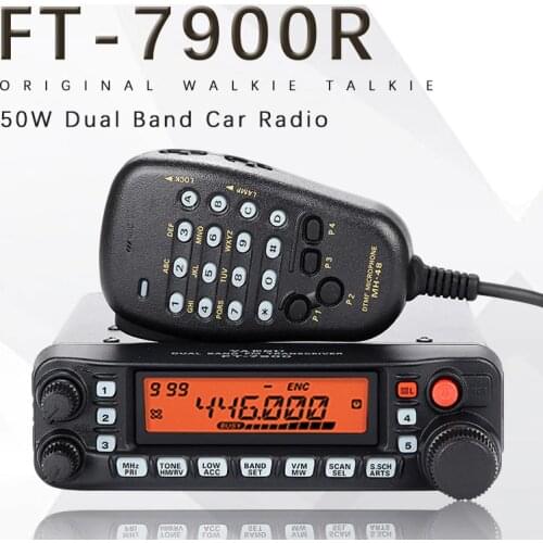 Yaesu FT-7900R Car Radio VHF UHF Two Way Radio Communicator Walkie Talkie 50km Car Intercom HAM Radio Walkie-Talkie Yaesu