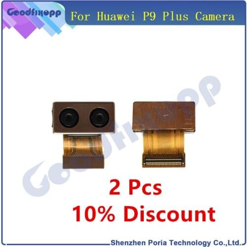 1 Pcs Camera For Huawei P9 Plus Back Rear Big Camera Module Flex Cable Front Small Camera P9 Plus Replacement Parts