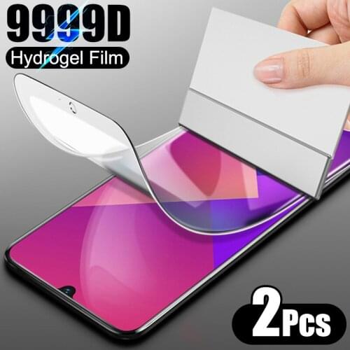 2Pcs Screen Protector For Xiaomi Redmi Note 8 8T 5 7 6 9 Pro Max 9S Hydrogel Film Redmi 9 9C 9A 8A 7A K30 Pro Poco X3 Not Glass