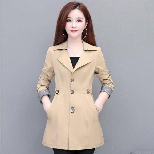 2020 autumn and winter fashion casual cotton trench coat, slim fit, oversized vintage coat, coat L-5XL