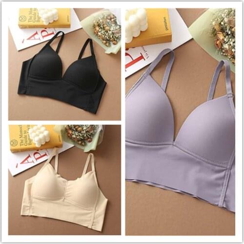 2020 Style Bralette couture profonde V soutien-gorge sans sous-vêtements Sexy Lingerie Push Up soutiens-gorge femmes chaudes