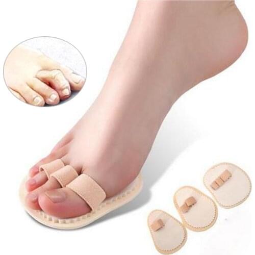 3 Toes Forefoot Socks Liners Pad Hammer Finger Separator for Hallux Valgus Orthotics Bending Deformation Overlap Toe Correction