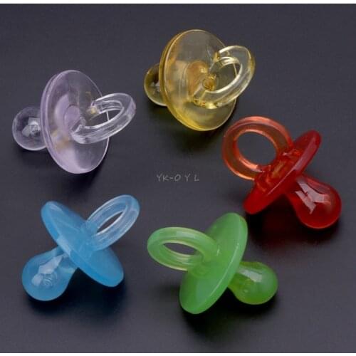 4pcs Parrot Toys Acrylic Nipple Bite Chew Colorful Birds Supplies DIY Accessory