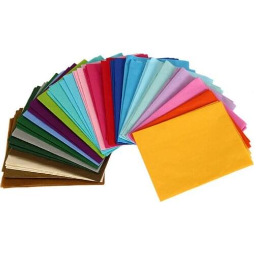 Free shipping clothing wrapping thin paper garment packaging paper Wedding Gift Paper Copy Tissue Paper DIY candy colors 50*66cm