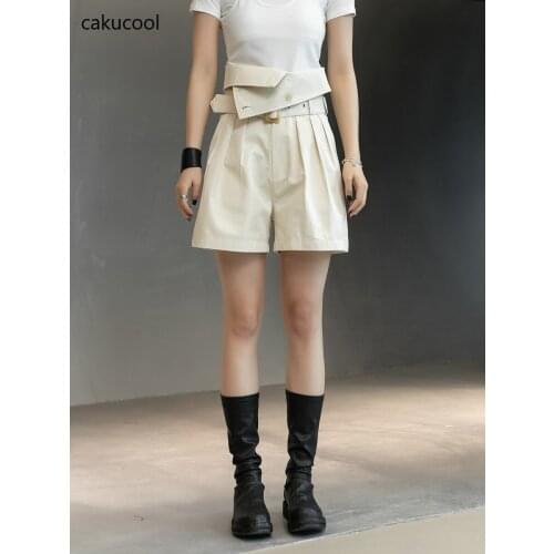 Женские шорты с высокой талией Cakucool China At AliExpress