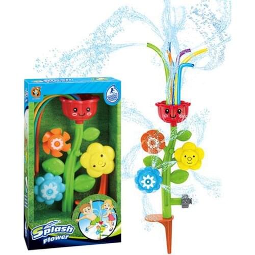 Kids Sprinkler Flower Water Spray Toy Splash Flower Yard Water Sprinkler Lawn Sprinkler For Kids Summer Outdoor Toy