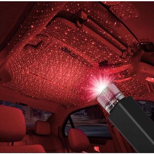 Car Roof Lights Romantic Atmosphere USB Night Light Atmosphere Lamp Home Ceiling Decoration Light Plug-play Car Interior Lights