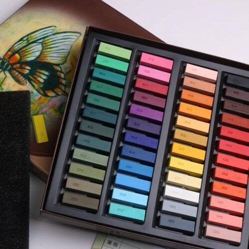 24/60 colors soft pastel ,powder stick, color chalk, pastel clay painting pen pigment Sketch high quality Materials Art Supplies