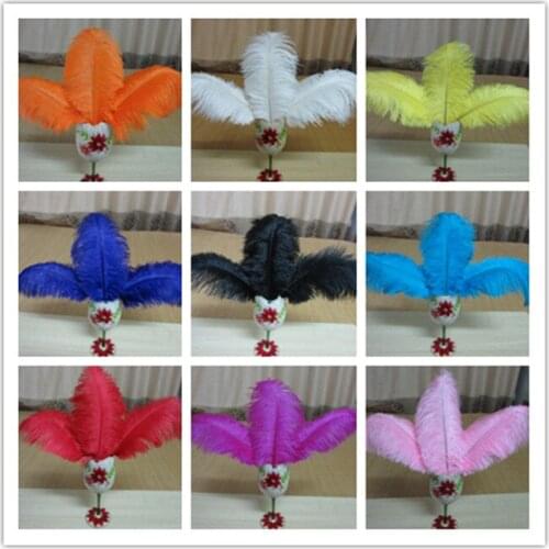 Beautiful ostrich feather 10 PCS feather length 10 - 12 inches / 25 - 30 cm of wedding to decorate a variety of color optional