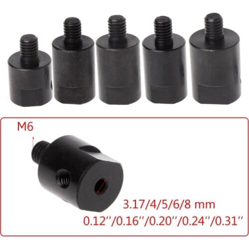 3.17/4/5/6/8mm Axle Motor Shaft Coupler Sleeve Saw Blade Coupling Chuck Adapter