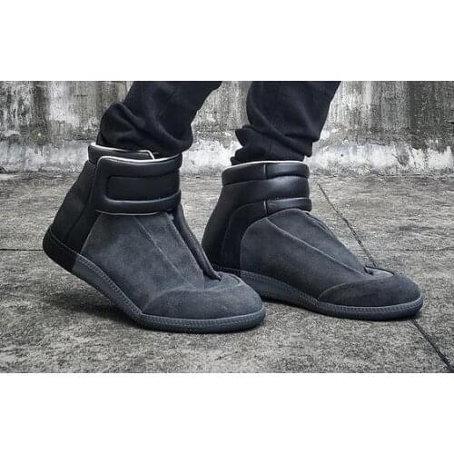 Men High Top Ankle Boots Lace Up Flats Shoes Trainers Gold Red Silver black Luxury Brand men Shoes casual Size 38-47