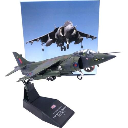 1/72 New Special Die-casting Metal British Vertical-lift T-harrier Model Simulation Home Display Collectiontoys For Children