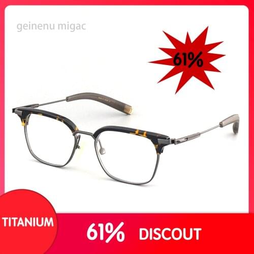 Luxury Brand Design Ultralight 2021New Men Womans Glasses Top Quality Optical Frame Male Acetate Prescription Eyewear DXL410