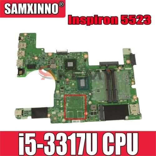 Original Laptop motherboard For DELL Inspiron 5523 Core I5 15 inch Mainboard CN-0P7HF7 0P7HF7 11307-1 SR0N8 i5-3317U CPU