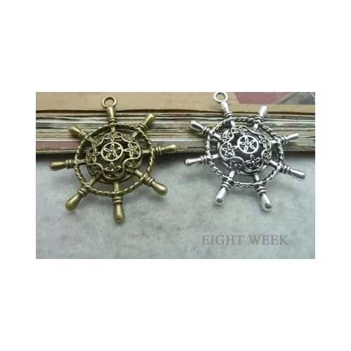 Zinc alloy pendant jewelry accessories diy handmade material charms sailing 35 * 38 mm