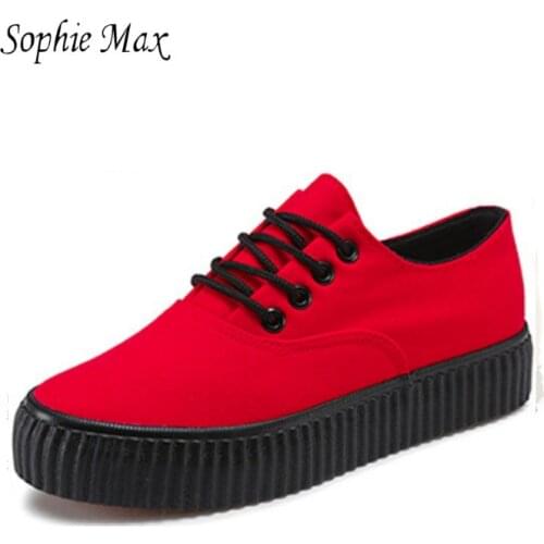 Sophie max new walking shoes student womens shoes ladies shoes low canvas shoes 870006