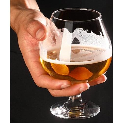 Tall Foot Cup Brandy Glass Short Feet Red Glass Fine Taste Gan yi Lead-free Glass Knocked Up glass