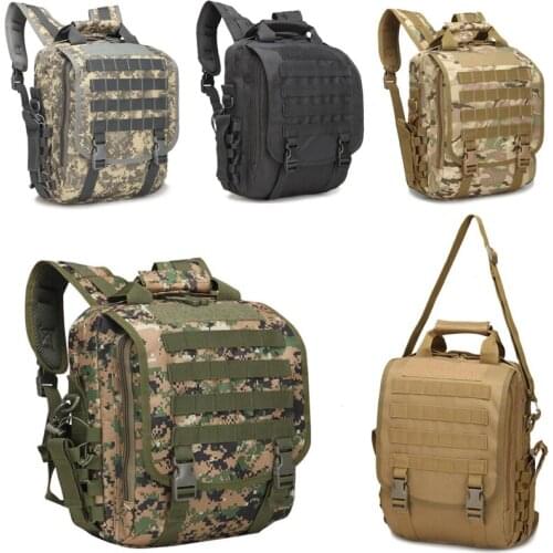 Hunting Hiking Camping 14'' Inch Laptop Bag Military Army Tactical Men Women Outdoor Sports Molle Backpack Airsoft Accessories