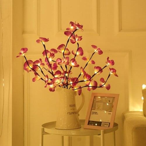 LED Table Lamp Lights Phalaenopsis Tree USB Night Lights Home Decoration Parties Xmas Christmas Wedding Bedroom Decor