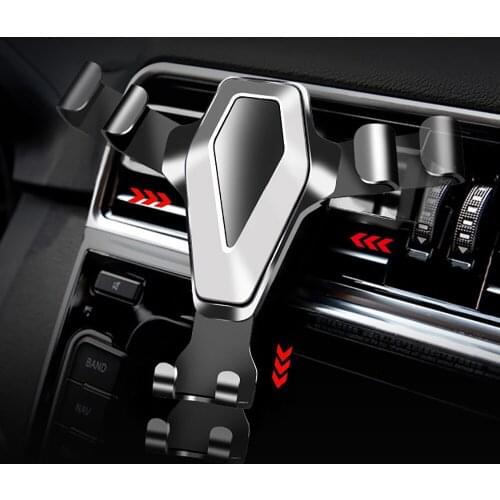 Universal Gravity Car Phone Holder Automobiles Air Vent Mount Clip Cell Phone Smartphone Holder Auto Internal Mobile Phone Stand