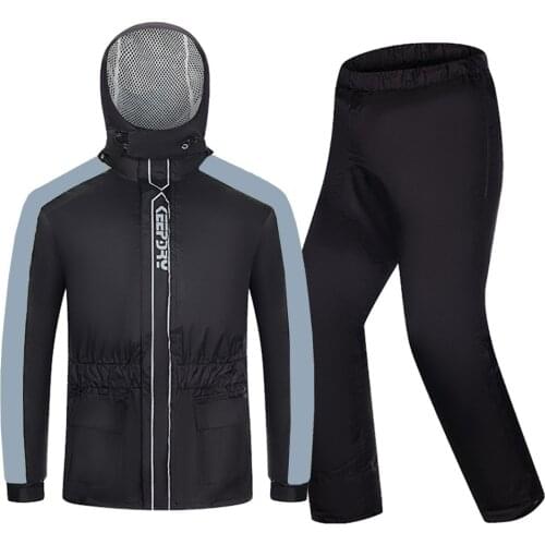 Waterproof Motorcyclist Rain Suit Moto Raincoat For Men Rain Coat Jacket Pants Motorcycle Adult Motorbike Biker Rain Set Women