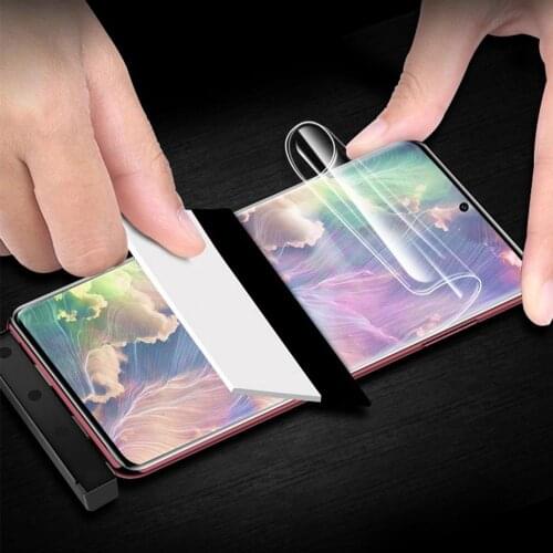 2PCS 21D Front Back Nano Hydrogel Film For Samsung Galaxy Note 20 S20 Plus Ultra Soft TPU Full Cover Screen Protector Gel Film