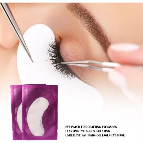 Original 5 Pairs/Pack Women Under Eye Pads Patches Eyelash Extension Eye Lash Paper Stickers Patches Application Make Up Tools