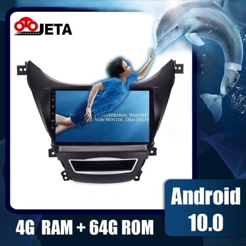 Android 10.0 2din Car Radio Multimedia Player For Hyundai Elantra 2015 Accessories Gps Navigation Head Unit Rear Camera 4G WIFI