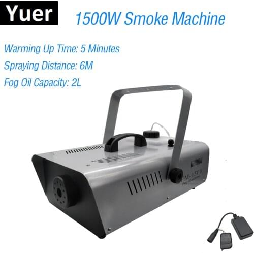 1500W Fog Machine /Smoke Machine/Professional 1500W Fogger For Wedding Home Party Stage Light Dj Equipment Free & Fast shipping