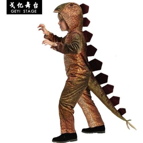 Halloween Childrens Day School Performance Animal Costume Infant Dinosaur Chameleon Stegosaurus Dress Up Costume