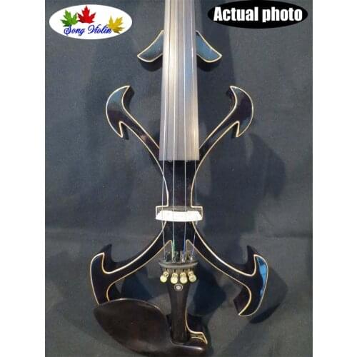 Best model crazy - 2 SONG art streamline 4/4 electric violin,solid wood #10148