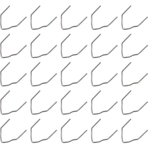 1000Pcs Hot Staple Repair Machine Plastic Welding Hot Stapler Auto Bumper Repair Pre Cut For All Cars Right Angle 0.8Mm