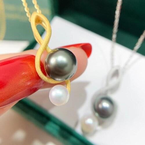 Music Design 925 Sterling Silver Pendant Base Settings Mountings Findings Parts for Pearl Crystal Jade Agate 5pcs/lot