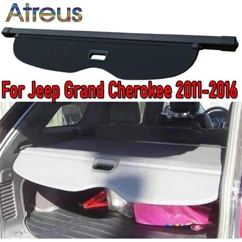 Trunk Parcel Shelf Cover for Jeep Grand Cherokee 2011 2012 2013 2014 2015 2016 Retractable Rear Racks Spacer Curtain Accessories