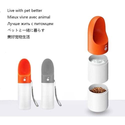 Portable Pet Dog Water Bottle Travel Puppy Cat Drinking Bowl Outdoor Pet Water cup feeder For Small Large Dog Pet supplies