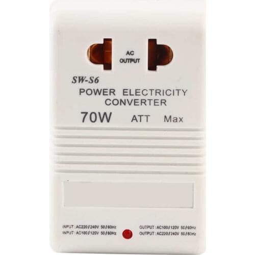 Voltage Converter Transformer 70W Voltage Converter 110/120V to 220/240V Step-Up&Down Dual channel Voltage Converter Transformer