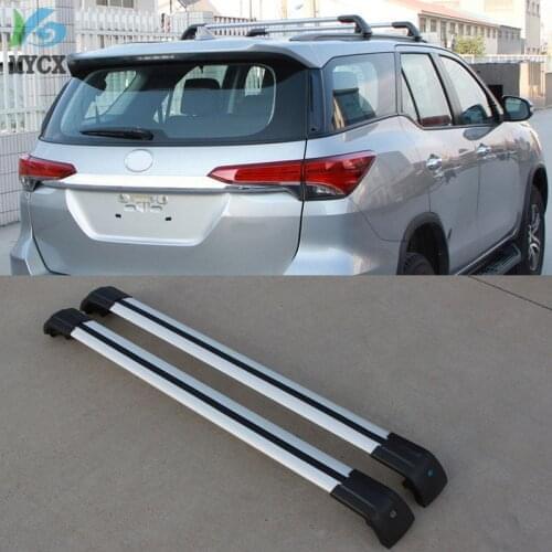 Roof Rack/Roof Bar Rail (Cross Beam) For Toyota Fortuner 2016 2017 2018 Thicken Aluminum Alloy, ISO9001 Quality