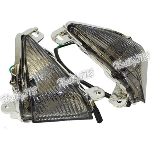 Waase For Kawasaki Ninja ZX10R ZX-10R 2006 2007 E-Mark Front Turn Signals Blinker Indicator Lens