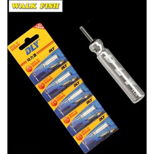 Walk Fish 5pcs/10Pcs CR425 Fishing Float Battery Battery Night Fishing Battery Lithium Pin Cells Fishing Accessory