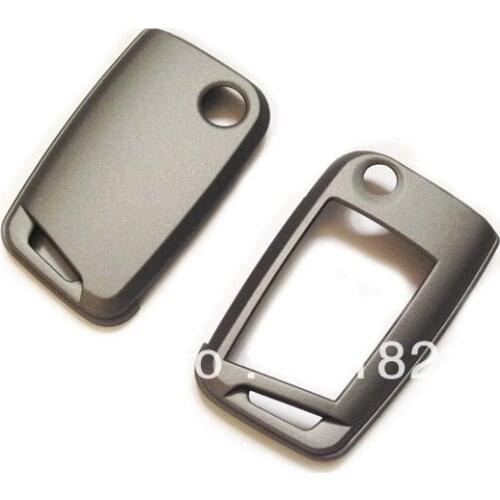 Hard Plastic Remote Key Cover Carbon Grey For Volkswagen For VW Golf MK7