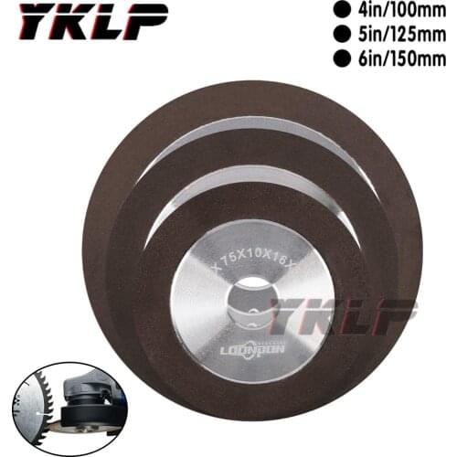 100mm/125mm/150 Widen Diamond Grinding Wheel Cutting Disc Resin Bond Grinder Sharpener Carbide Metal Tungsten Steel Mill150Grit