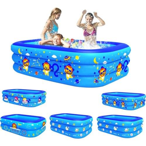 120/130/150/180/210cm Inflatable Swimming Pool Large Thick Paddling Pool Summer Water Toys Party Supply For Baby Kids Adult
