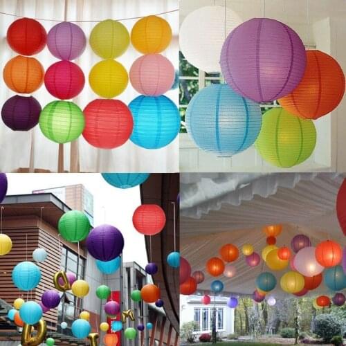 6 Inch Round Paper Lantern Birthday Wishing Wedding Decor Gift Craft DIY Lampion Hanging Light Ball Lamp Party Supply Home Decor