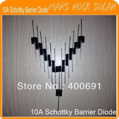 10A Schottky Barrier Diode / Solar Schottky Diode / Solar Junction Box Schottky Bypass Diodes 10A