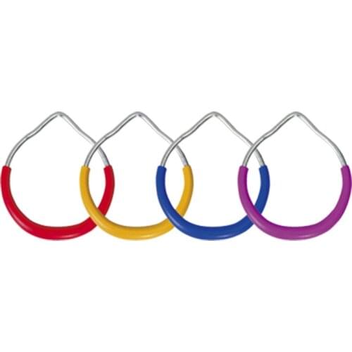 1 PCS children outdoor playground indoor handshake climbing accessories Fitness rings swing colour random Handshaking iron rings