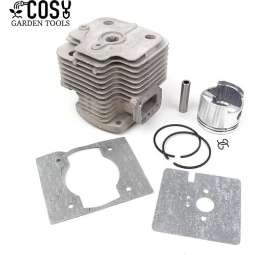 48mm Leaf Blower Cylinder Piston kit Fit For Gasoline Engine Sprayer 1E48F 6300 Zylinder Piston Pin Rings Clips Assembly